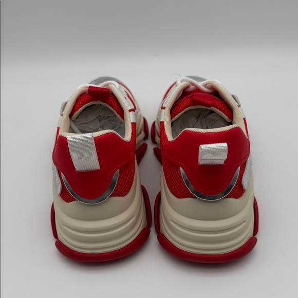 Steve Madden Red Silver Platform Sneakers - Picture 4 of 4